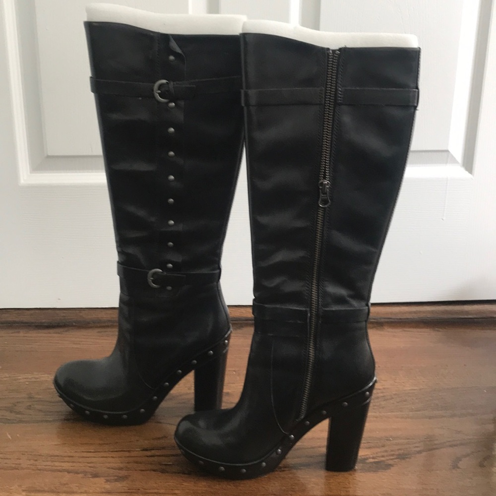 Korkease Bailey Black Leather High Boot
